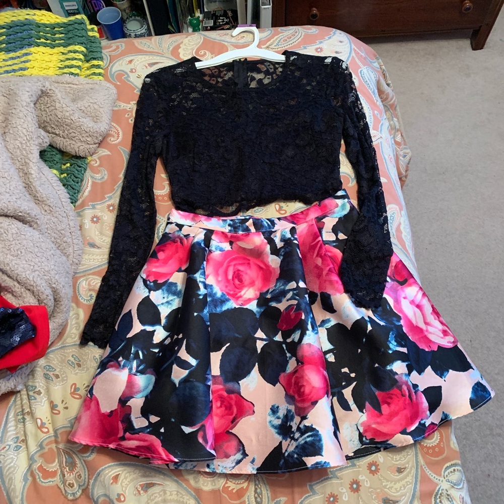 Super cute two piece homecoming dress!